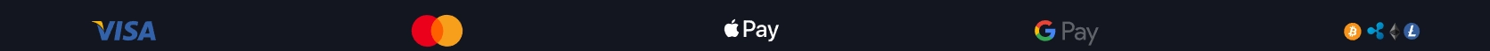 Jokabet Casino payment methods with Visa, Mastercard, Apple Pay, Google Pay and crypto logos